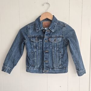 Levi's Denim Kids Trucker Jacket-Size 7R